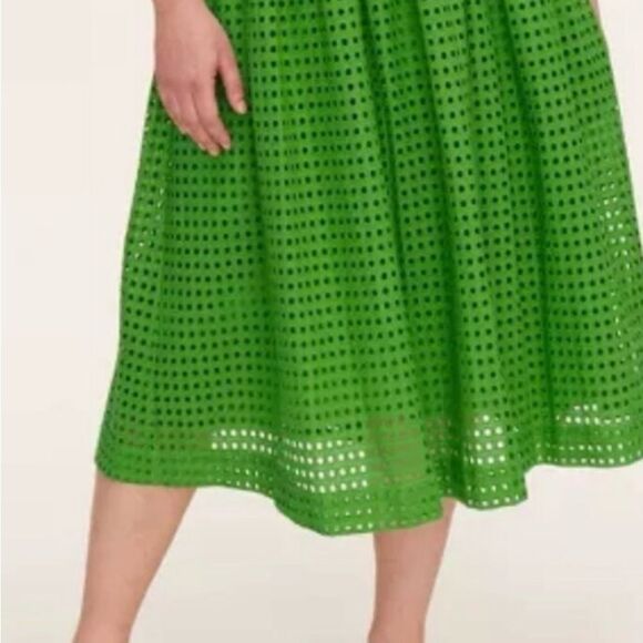 Kate Spade for Target Two-Piece Green Eyelet Skirt And Top Extra Large Matching - Picture 5 of 14
